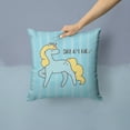 thumbnail image 2 of Nursery Dream Big Unicorn Fabric Decorative Pillow, 2 of 4