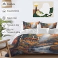 thumbnail image 3 of Deer Comforter Set California King Size, Vintage Wildlife Rustic Soft Bedding Set for Man Woman, 4 Pieces Duvet Cover Set with Fitted Sheet, 2 Pillowcases, 3 of 12