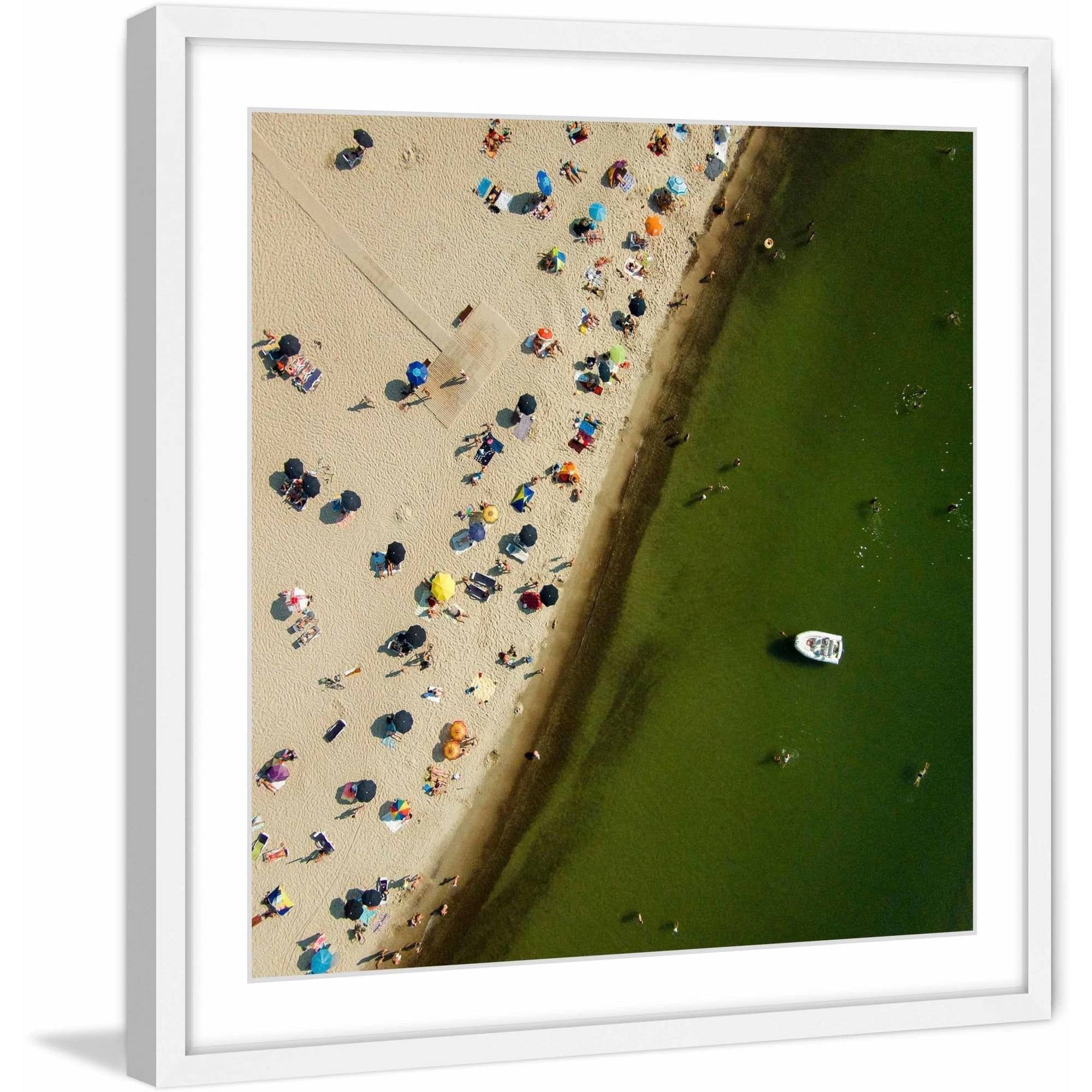 "Beach Day" Framed Painting Print