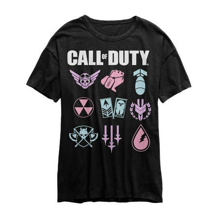 Call of Duty Modern Warfare Icons Mens and Womens Short Sleeve T-Shirt (Black, S-XXL)