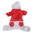 thumbnail image 2 of SussexHome Pets XL Dog Jumpsuit for Extra Large Dogs - Washable Cute Dog Clothes Waterproof Dog Jacket - Full Coverage Dog Hoodie - Red, 2 of 7