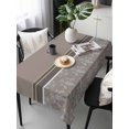 thumbnail image 6 of Boho Brown Flower Table Cloth, Waterproof Tablecloth for Rectangle Tables, Abstract Bohemia Pesley Floral Reusable Washable Fabric Table Cover for Restaurant Kitchen Dining Tables 54"x108", 6 of 9
