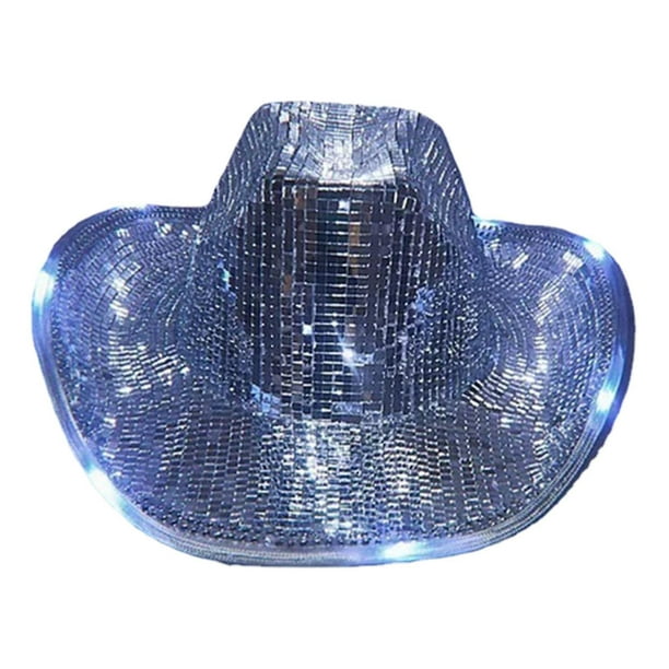 Chapeau de Cowboy Disco Ball étanche, chapeau de boule Disco, mode