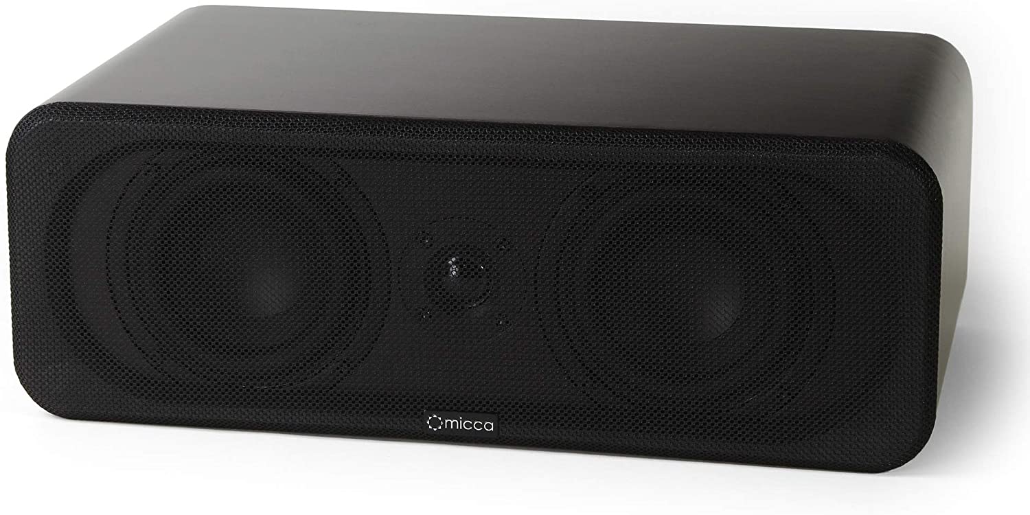 Micca RB42C Center Channel Bookshelf Speaker with 4Inch Woofers and