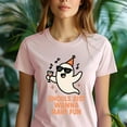 thumbnail image 5 of Ghouls Just Wanna Have Fun Graphic Tee Funny Ghost Party Shirt, White, Size 2XL, 5 of 6