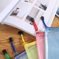 thumbnail image 2 of 30Pcs A4 File Organizer Bags Large Zip-up Mesh Pockets Test Paper Srorage Bags, 2 of 10