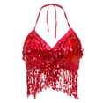 thumbnail image 1 of Traje de danza Zulema ntre indio para mujer de rendimiento rojo, 1 of 8