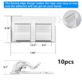 thumbnail image 2 of TETOU 10pcs Hooks for Outdoor String Lights Clips Heavy Duty Cable Clips for Hanging Christmas Light Rope Organizer, 2 of 6