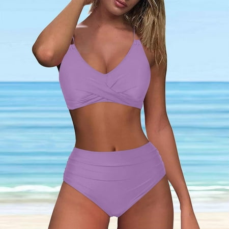 New & Trending  Sleeveless Solid Swimsuit  Push-Up Padded  Beachwear  Women s Fashion  Quick-Dry  UPF 50+  For Summer  Bikini Cover-Up  Pool Party  Swimsuit Women One Piece | Pink L  Sopatenor