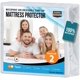 thumbnail image 1 of Protector de colchón impermeable Utopia Bedding Twin, paquete de 2, 1 of 8