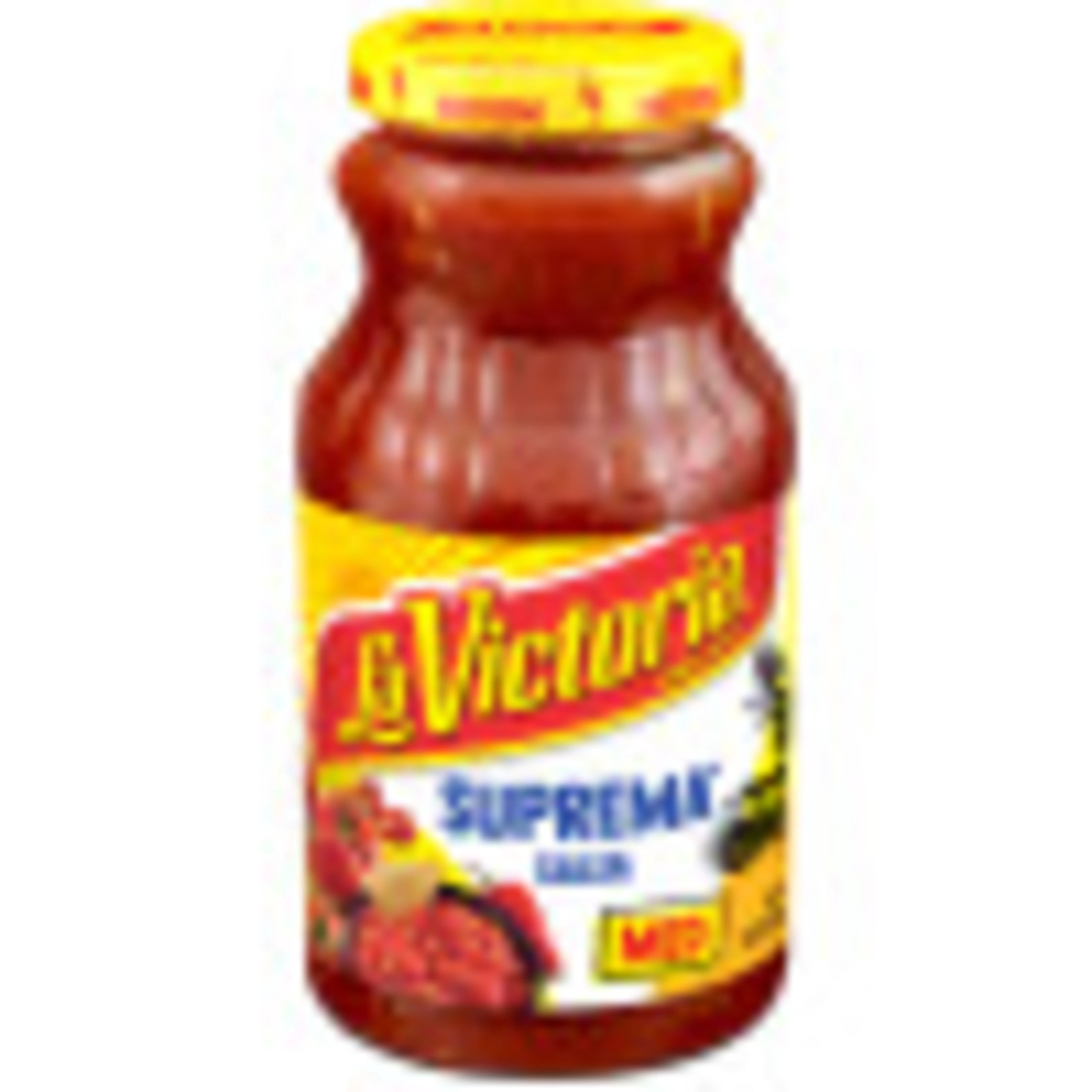 LA VICTORIA SUPREMA Salsa, Medium, Shelf-Stable, 15.5 oz Glass Jar