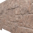 thumbnail image 3 of Ekena Millwork 49"W x 24 1/2"H x 1 1/4"D Castle Rock Stacked Stone, EverStone Faux Stone Siding Panel, Mount Vernon, 3 of 9