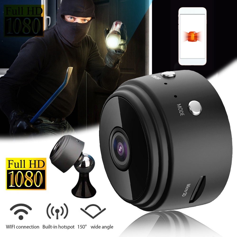 1080P HD Mini Digital Camera Night Vision Infrared Sports Rear View