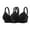 Black, variant on VISALY Push Up Bra Seamless Bras High Support Bras For Women Adjustable Strap Full Coverage Up Bras Comfortable No Underwire Wireless Bras Wireless Bras Comfortable Bras Bras For Women Black 46