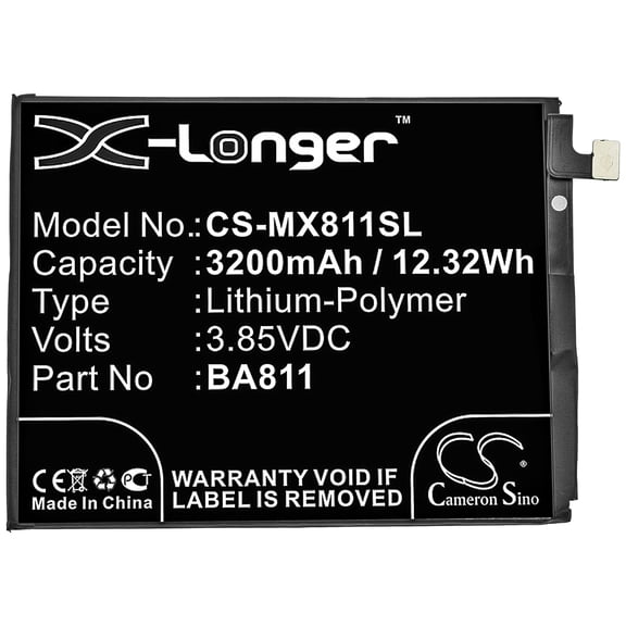3200mAh BA811 Battery for Meizu M811T M811Q M6T M811M M811 M811H