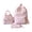 Pink-ZHq8t, variant on RFQWOVSR Stylish 3-Piece Backpack Set for College and Travel