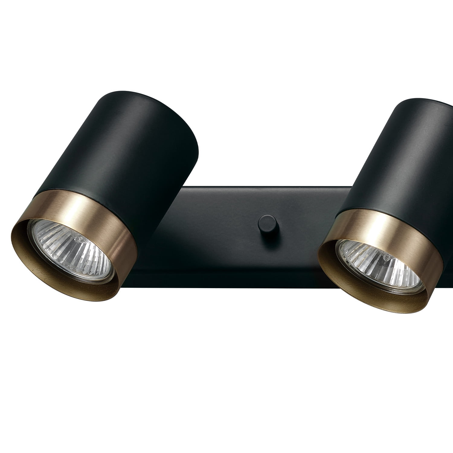 Globe Electric 22" Minimalist 4-Light Matte Black Plug-in Track Light