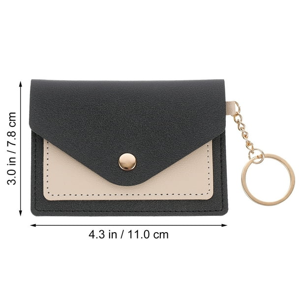 Leather coin sale purse keychain