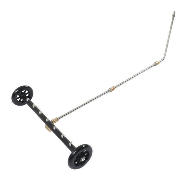 Undercarriage Cleaner, 4000psi 2 In 1 Under Car Water Broom Cleaner With 3 Extension Wands Portable Pressure Washer Undercarriage Cleaner For Balcony Courtyard