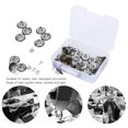 thumbnail image 4 of Kit de 120 boutons de rechange pour jeans et pantalons, fixations métalliques, accessoires vestimentaires, 4 of 4