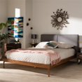 thumbnail image 2 of Baxton Studio Aveneil Modern Upholstered Full Platform Bed in Grey, 2 of 8