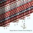 thumbnail image 6 of Red Christmas Deer and Tree Pattern Shower Curtain 72"x72" ,Bathroom Decorative Shower Curtains Set with 12 Hooks,Modern Waterproof Washable Shower Curtain, 6 of 6