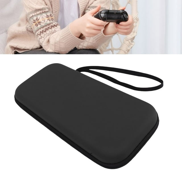 Carrying Case for 2 2025 Console, EVA Hard Protective Travel Storage Bag with 12 Game Card Slots, for Controller Charger Power Bank Headphones Accessories