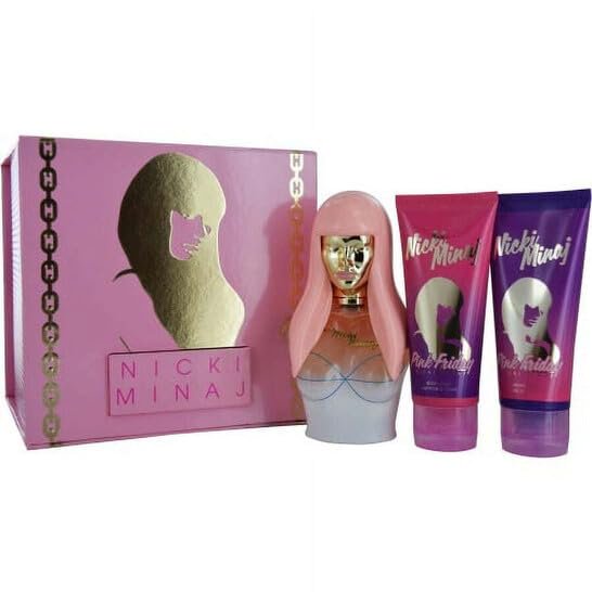 Set de perfume Nicki Minaj Pink Friday para mujer, 3 piezas