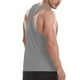 thumbnail image 4 of pstuiky Camisetas sin mangas para hombre, Camiseta deportiva de manga corta con cuello redondo, ajustada y de alta resistencia, de color liso para hombre Tops elegantes para mujer s, 4 of 5