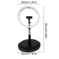 thumbnail image 3 of Dvkptbk Portable Folding LED Ring Light Selfie Beauty Fills Light Stand for Mobile Live Broadcast Photography electronics, 3 of 6
