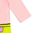thumbnail image 4 of SpongeBob SquarePants Patrick Toddler Boys Zip Up Costume Coverall Pink 4T, 4 of 5