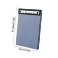 thumbnail image 3 of Notebook, Writing Journal, Detachable Seam Note Book with Metal Clip, Portable Kraft Paper Notepad, Thickened Cover, Tearable Pages, Multi-Scenario Use, 3 of 7