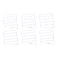 thumbnail image 4 of OULII 6Pcs White Storage Rack Shelf Divider Simple Adjustable Closet Organizer, 4 of 8