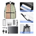 thumbnail image 4 of Fotbe Hardwood Mochila Ligera Casual para Laptop para Hombres y Mujeres, Mochila Impermeable de Uso Diario, Mochila para Universidad, 4 of 6