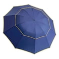 thumbnail image 1 of Clearance! Large Compact Umbrella Double Canopy Vented Windproof Canopy Rustproof Folding Compact Rain Umbrellas, Navy, 1 of 1