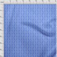 thumbnail image 4 of oneOone Polyester Spandex Blue Fabric Geometric Sewing Material Print Fabric By The Yard 56 Inch Wide, 4 of 5