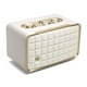 thumbnail image 1 of Altavoz doméstico inteligente JBL Authentics 200 de estilo retro blanco/dorado, 1 of 7