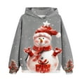 thumbnail image 2 of GERsome Unisex Kids Christmas Sweatshirt Boys Girls Hooded Cute Xmas Print Pullover Hoodies 4-14 Years (Size 13-14 Years), 2 of 3