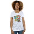 thumbnail image 1 of DC Comics Womens Teen Titans Go Robin Montage Cotton T-Shirt, 1 of 3