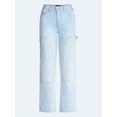 thumbnail image 5 of Free Assembly Women's and Women's Plus Mid Rise Relaxed Carpenter Jeans, Sizes 0-26W, 5 of 5