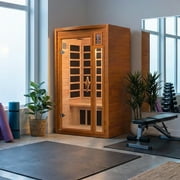 DYNAMIC SAUNAS Barcelona 1 to 2 Person Low EMF FAR Infrared Home Sauna