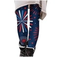 thumbnail image 4 of AherBiu Independence Day Yoga Leggings for Women Printed Stretchy Slim Workout Bottom Legging Pants, 4 of 6