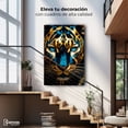 thumbnail image 3 of Cuadro Decorativo Canvas Revolution Destellos Azules 60x90 cm, 3 of 4