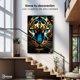 thumbnail image 3 of Cuadro Decorativo Canvas Revolution Destellos Azules 60x90 cm, 3 of 4
