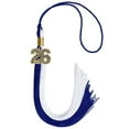 thumbnail image 6 of Endea Graduation Royal Blue/White Graduation Tassel with Gold Date Drop, 6 of 9
