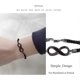 thumbnail image 3 of Pulseras de pareja para mujer, pulseras a juego para parejas, 2 piezas ajustables Heilwiy, 3 of 4