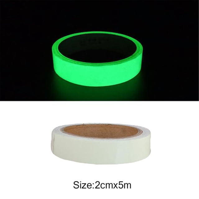 Fiudx Adhesivo de Pared Luminoso Diy, Vinilo Ecológico, Extraíble y Reutilizable, Decoración para El Hogar, Oficina, Diseño Moderno para Dormitorio, Sala de Estar, Dormitorio, 5 M de Largo.