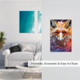 thumbnail image 5 of KLL Color Splash Fox Portrait Pattern Electrical Outlet Covers, 3" x 5" 1 Pack Electric Receptacle Plug Covers for Decorator Receptacle Outlet & Switch-Style T, 5 of 6