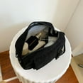 thumbnail image 1 of Corduroy Shoulder Bag Solid Color Women Handbag Adjustable Strap Female Satchels, 1 of 10