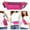 Pink, variant on Bxaolu Slim Running Belt Fanny Pack for Men Women, Running Phone Holder Runners Pouch Waist Pack for Workout, Money Belt, Running Gear Accessories
